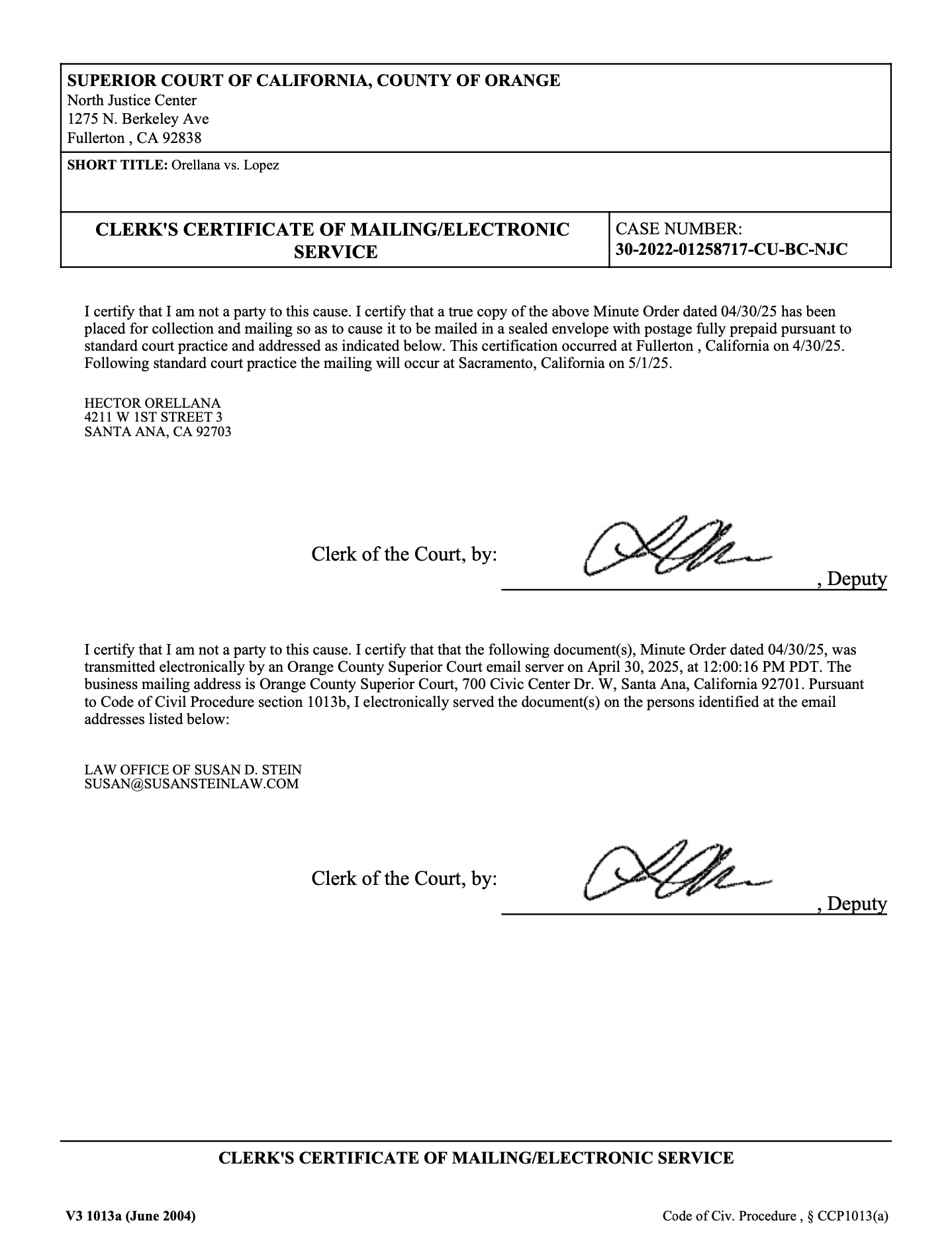 The first page of the dismissed lawsuit against Jessie Lopez.